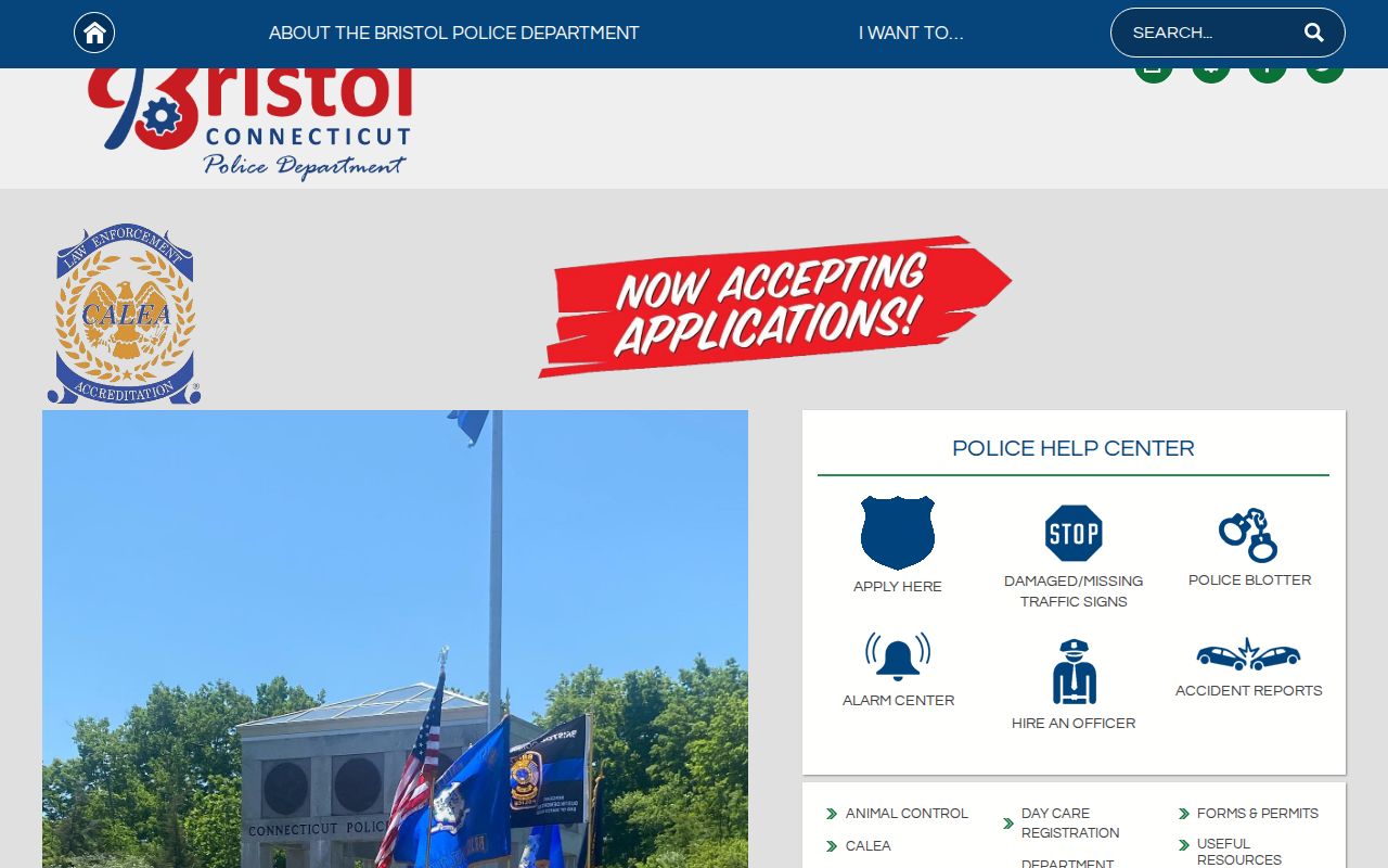Bristol Police official contact and building information